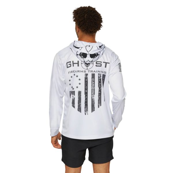 Mikie's Fishin Sun Hoodie, White Whale - Image 4