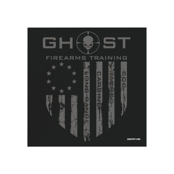 Square "Betsy Ross" Ghost 10th Anniversary Design Magnet