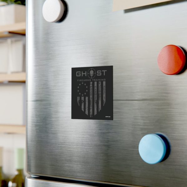Square "Betsy Ross" Ghost 10th Anniversary Design Magnet - Image 4